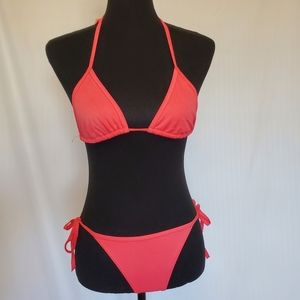 XS Victoria's Secret Coral String Bikini